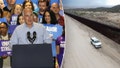 This image shows Sen. Bob Casey and the wall at the southern border. - Fox News