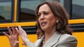 US Vice President Kamala Harris speaks after touring a Thomas Built Buses electric school bus during a visit to Meridian High School in Falls Church, Virginia, US, on Friday, May 20, 2022. Harris discussed investments in clean school buses that are made possible through the Bipartisan Infrastructure Law and creating American jobs, according to the White House. Photographer: Jemal Countess/UPI/Bloomberg via Getty Images - Fox News