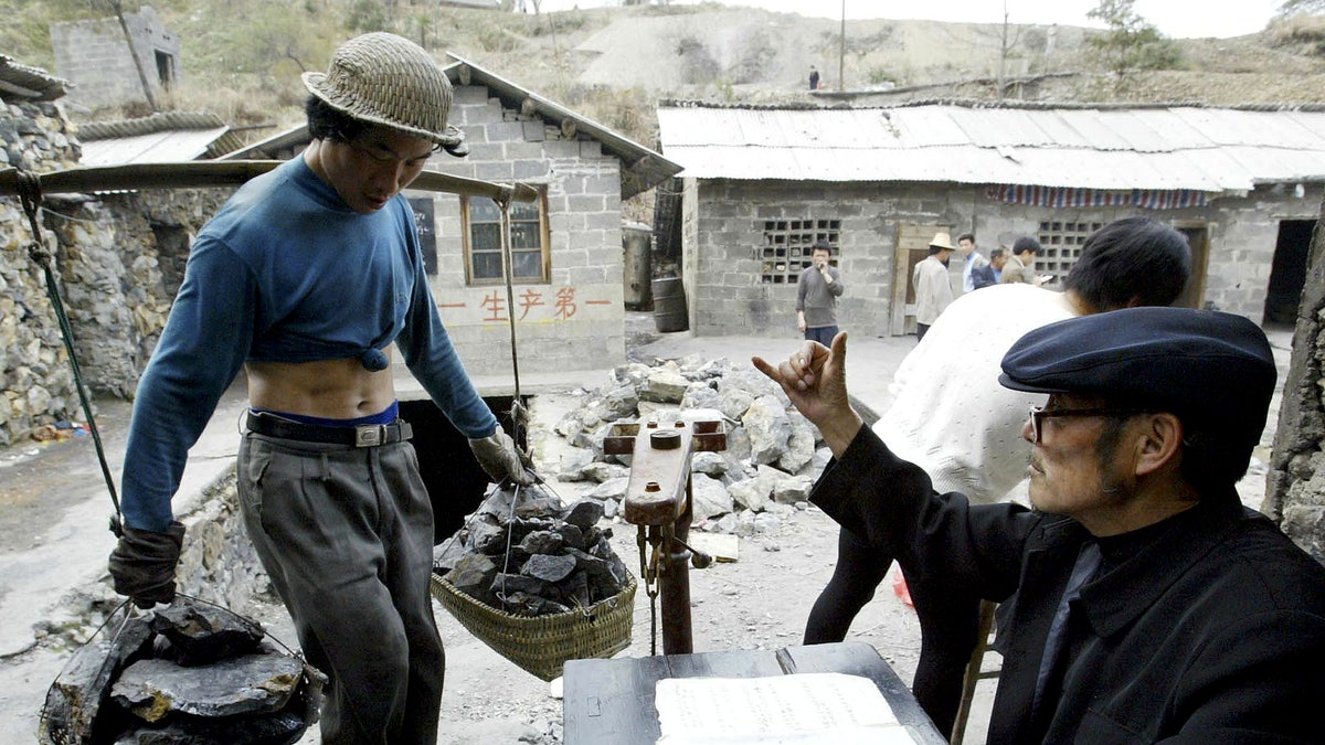 Chinese mine worker