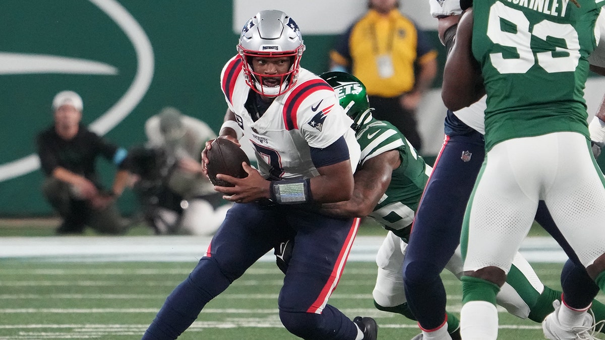 Patriots coach Jerod Mayo say Jacoby Brissett is 'starting QB until I say he's not'  at george magazine