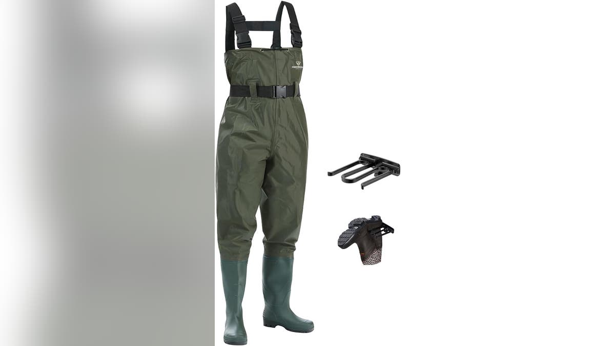 Make sure all your clothes stay dry with the help of waders. 