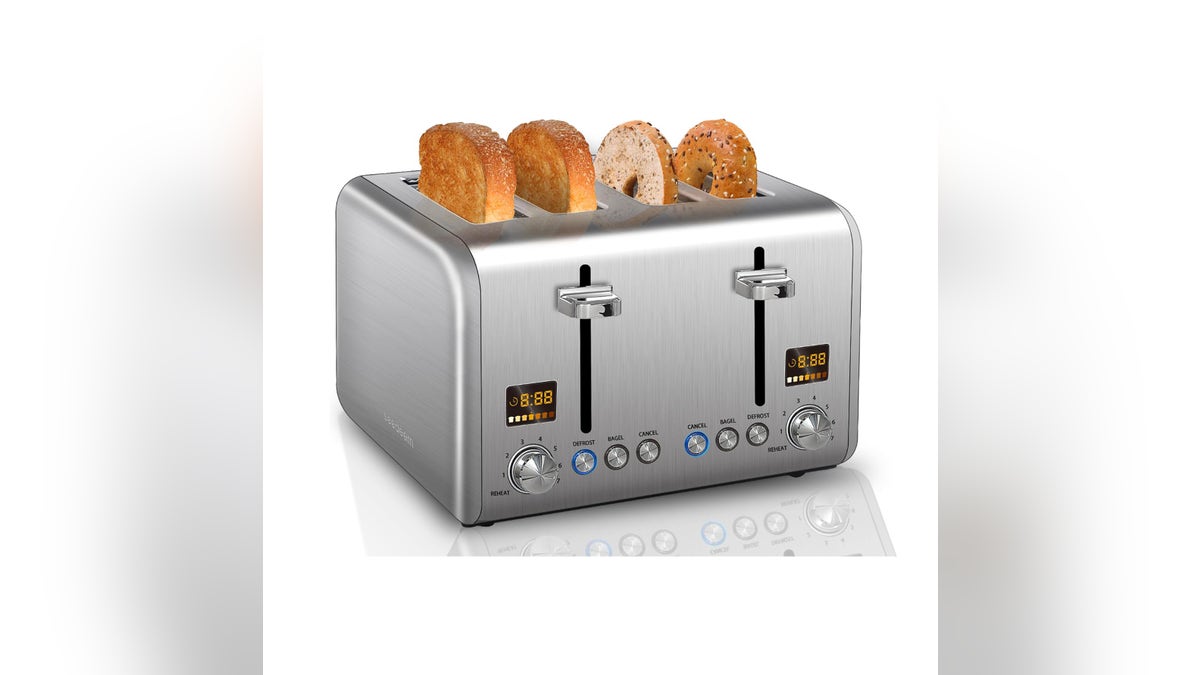 Toast your bread and bagels to perfection.?
