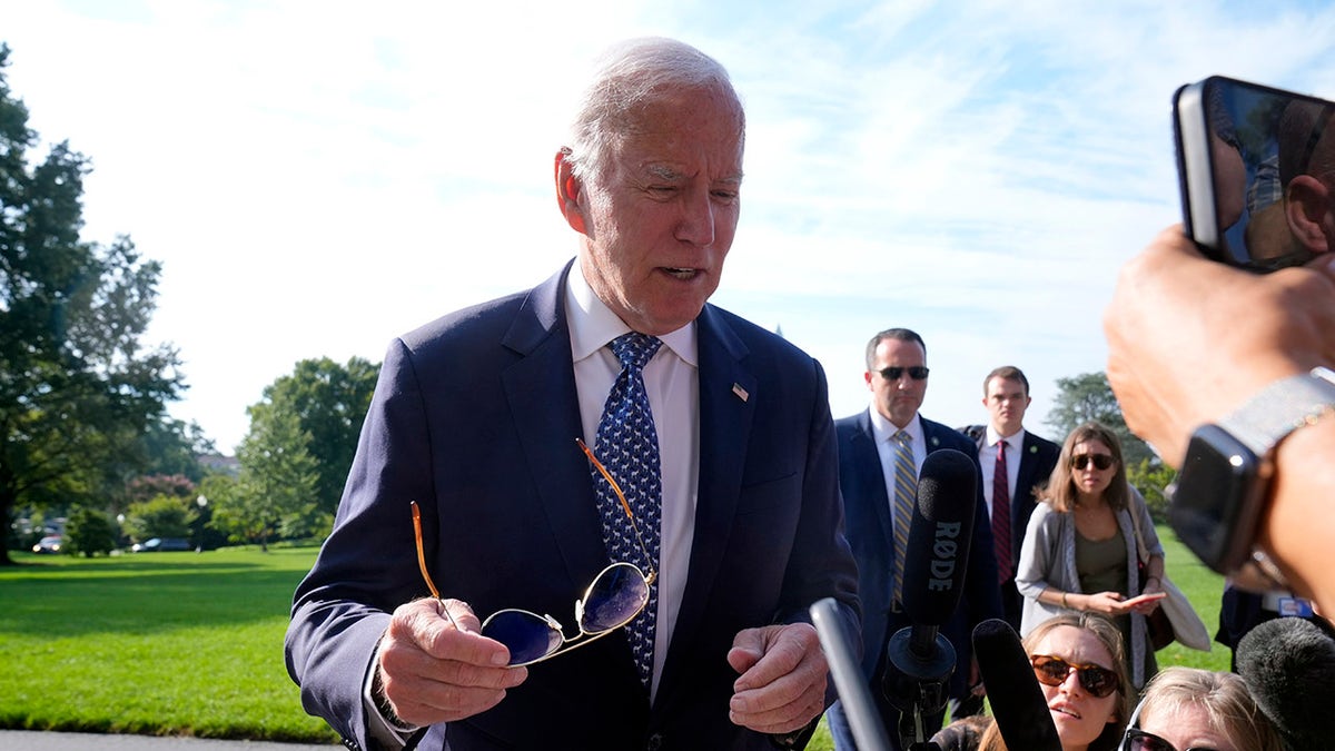 Biden a los periodistas en la Casa Blanca