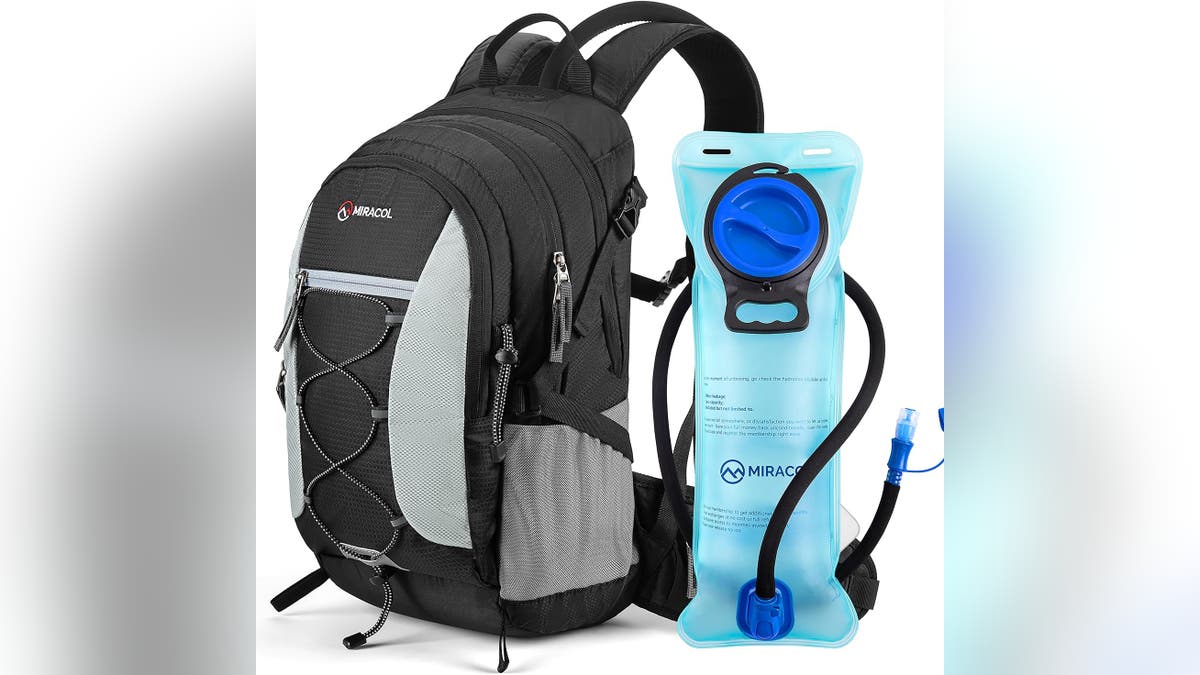 A hydration pack is essential for long distance travel.