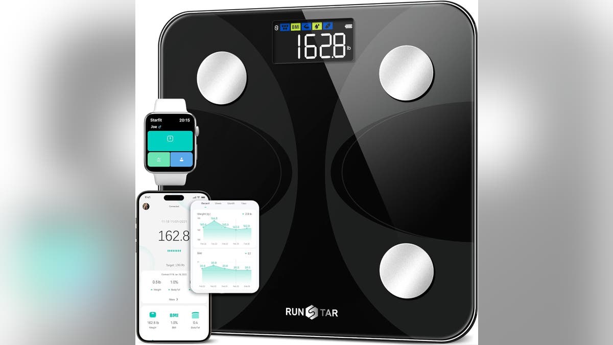 Track your goal weight with this smart scale.