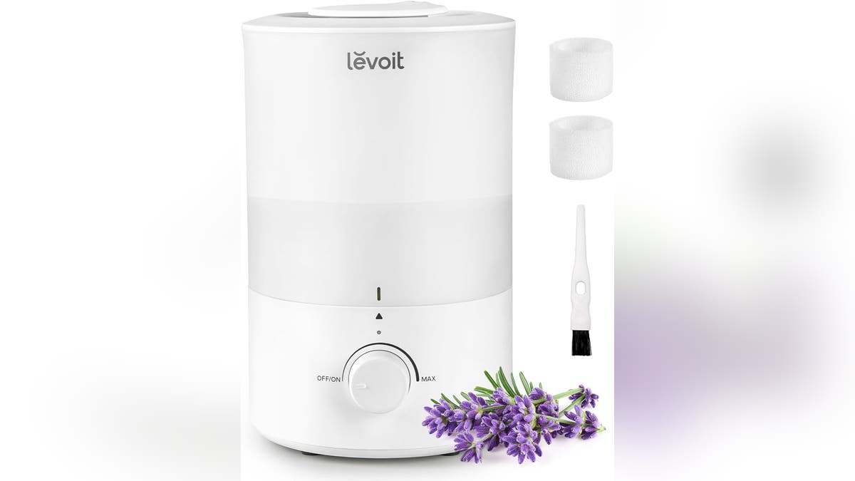 Este humidificador LEVOIT tiene un depósito de tres litros.