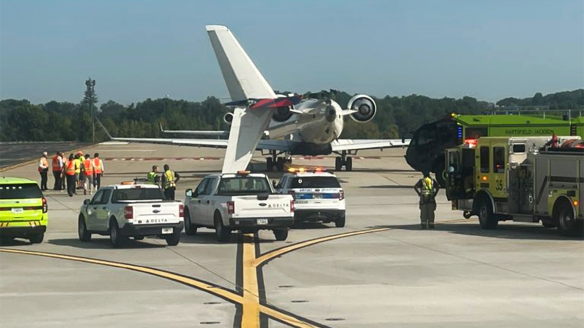 Colisión de un avión de Delta en Atlanta