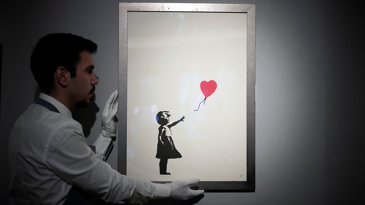 La chica con globos de Banksy