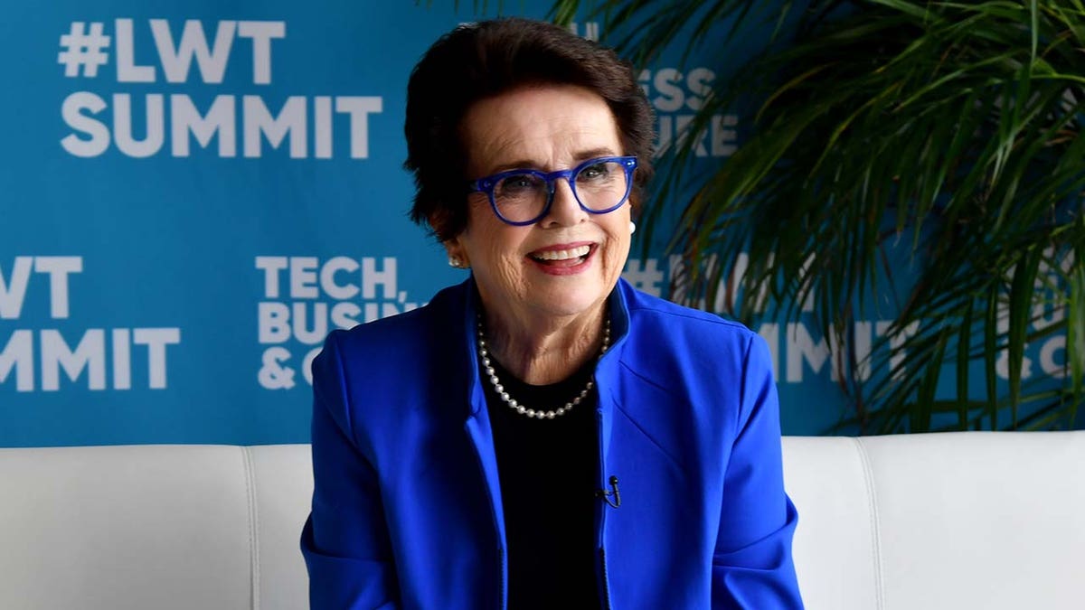 Billie Jean King posa