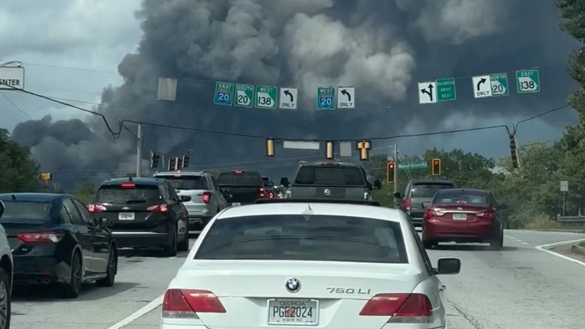 Incendio de una planta química en Georgia