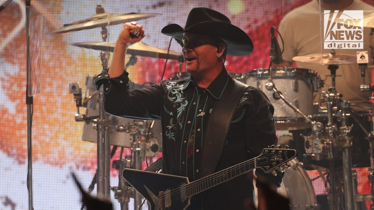 John Rich performs at Flagstock 2024 in Chapel Hill, NC