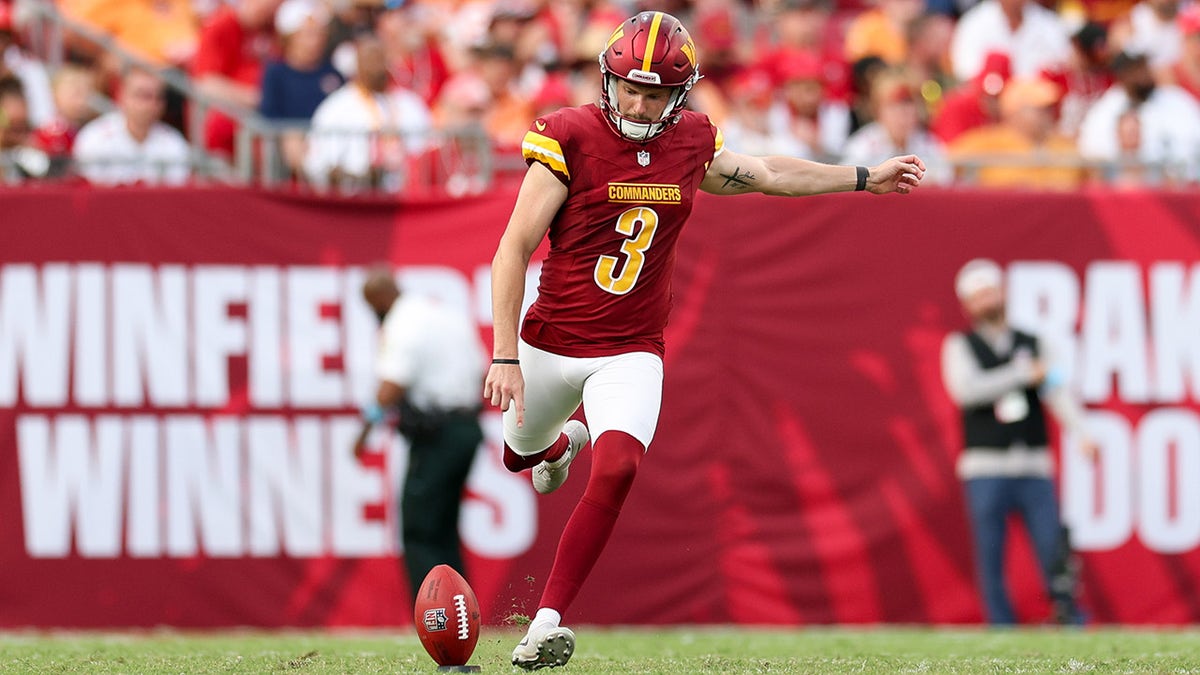 Commanders release kicker Cade York who missed 2 field goals in first ...