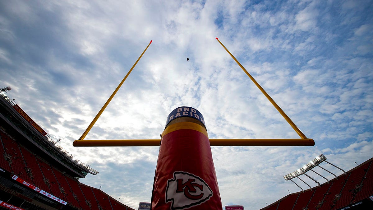 Field goal posts at Arrowhead Stadium