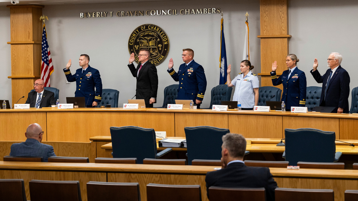 Coast Guard members