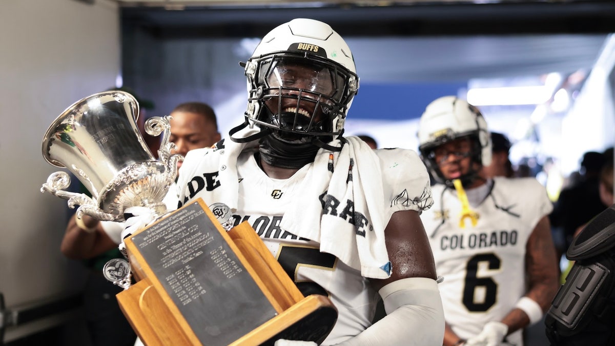 Tawfiq Thomas of the Colorado Buffaloes