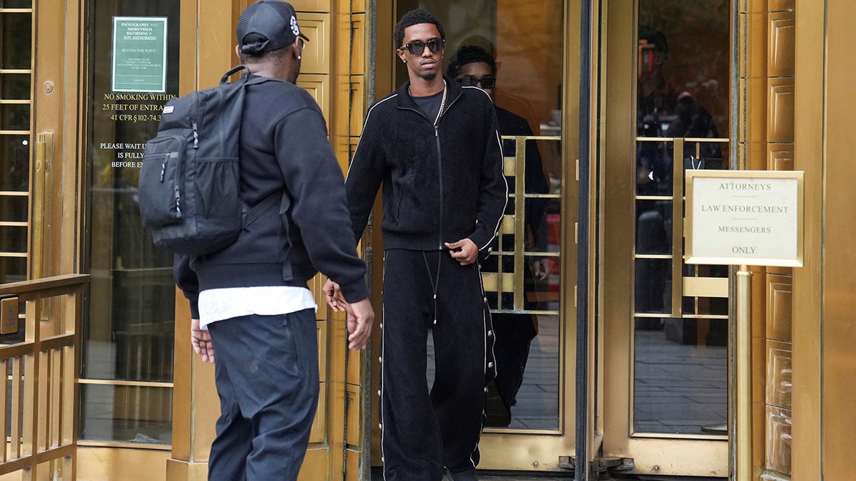 King Combs arrives at the US court in Manhattan