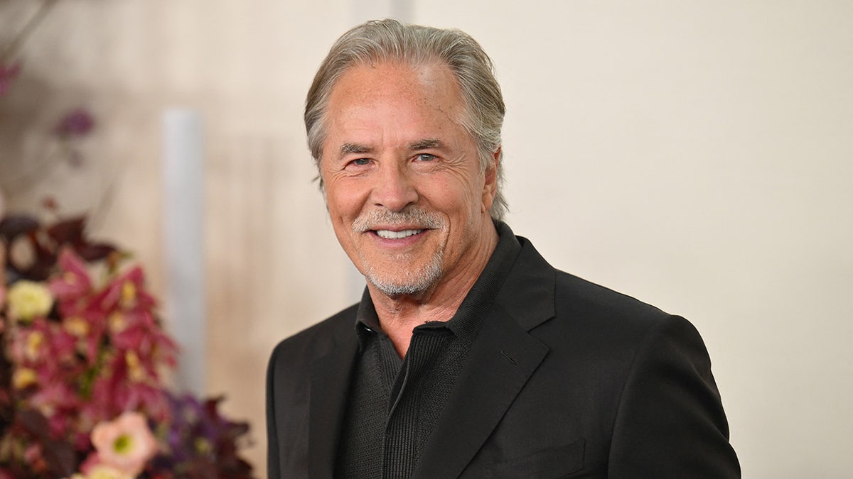 Don Johnson smiles