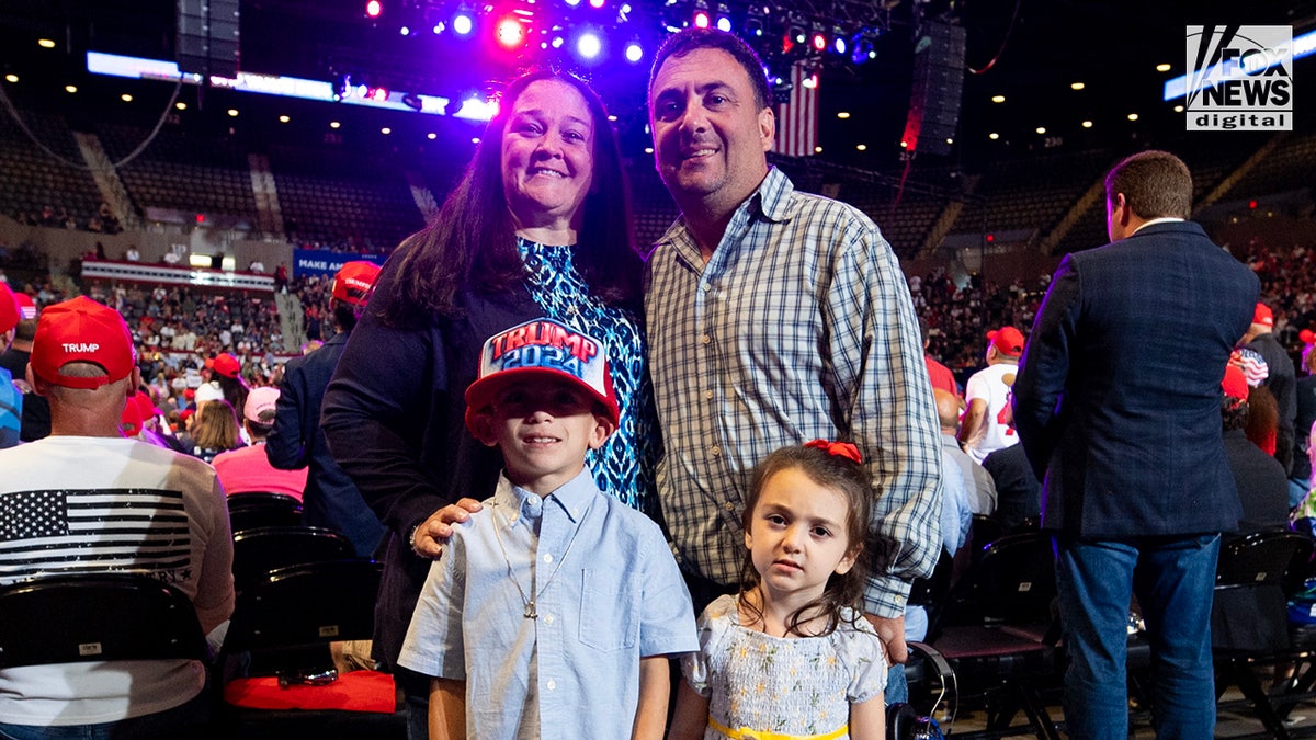 SEE IT: Trump meets young supporter with rare brain disorder backstage ...