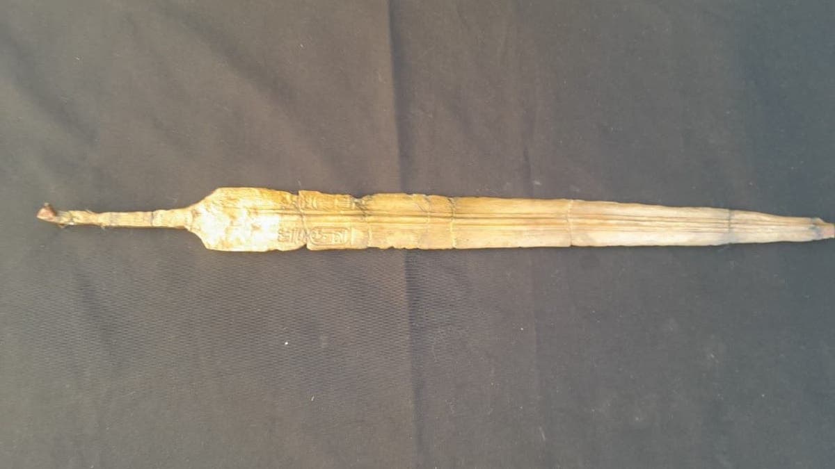 Ancient sword from the era of Moses, Book of Exodus uncovered in Egypt  at george magazine