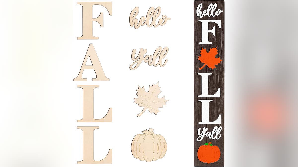 Make your own fall sign.