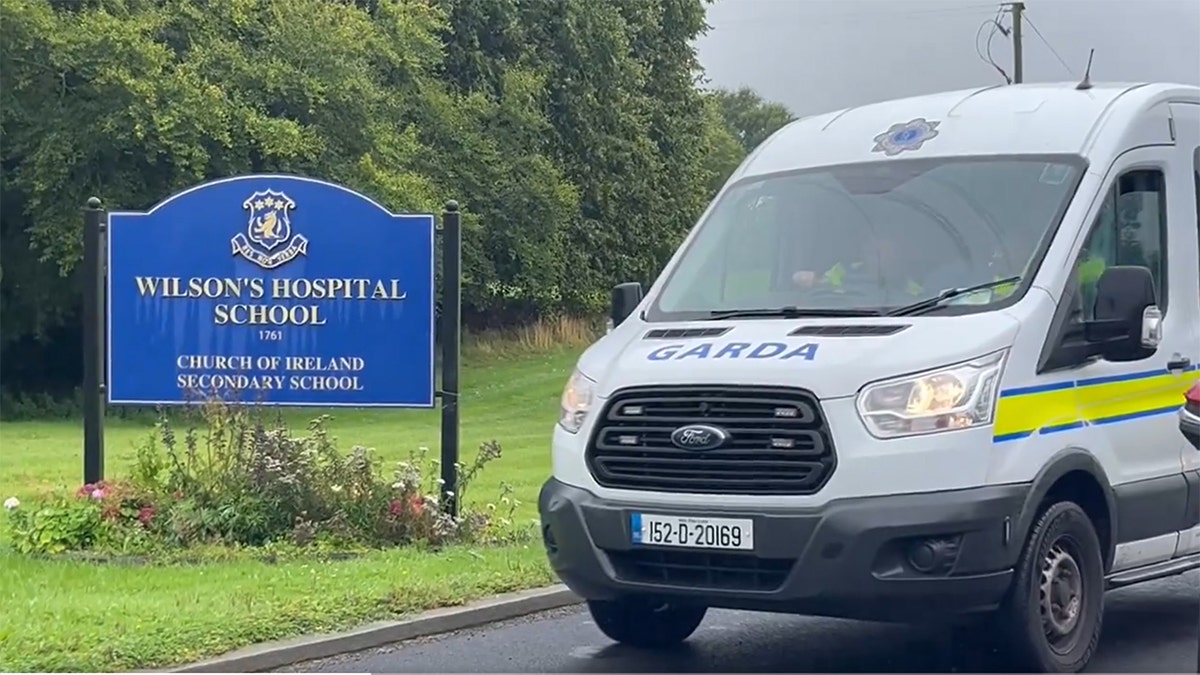 Garda Police van