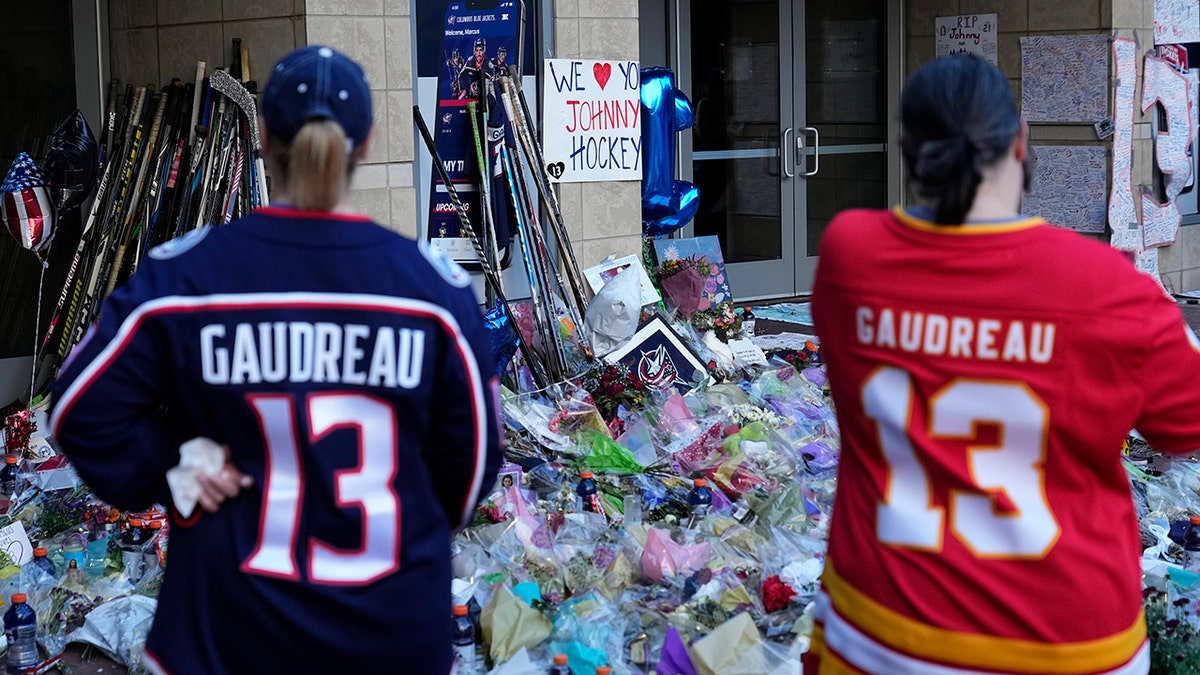 Fans de Gaudreau en Ohio