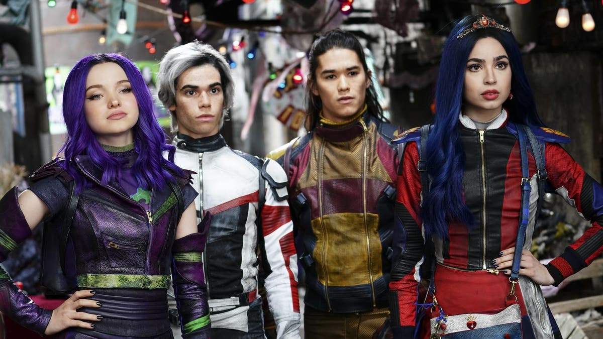 Cameron Boyce with his Descendants 3 co-stars