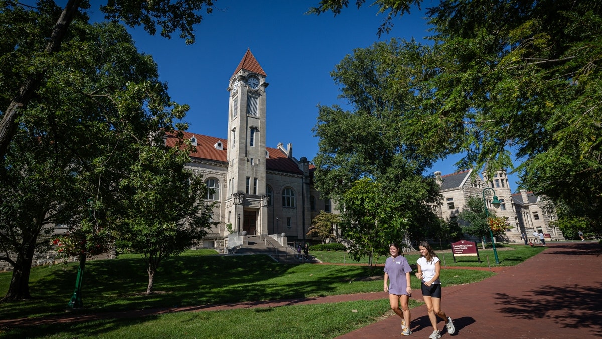 The campus of Indiana University