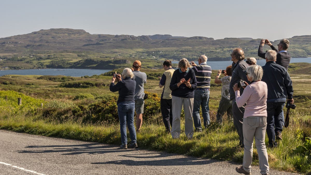 turistas de la isla de skye