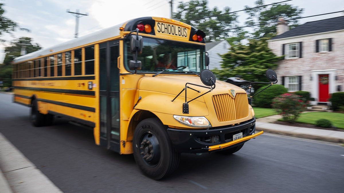 Autobús escolar en Virginia