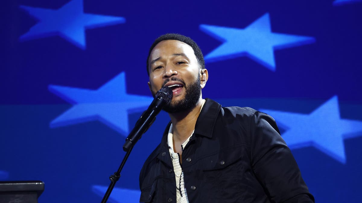 John Legend na Convenção Nacional Democrata 2024