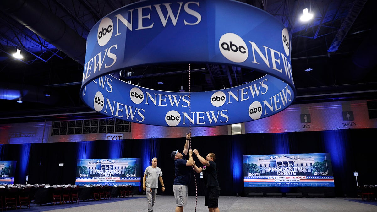 Preparación del debate ABC en Filadelfia