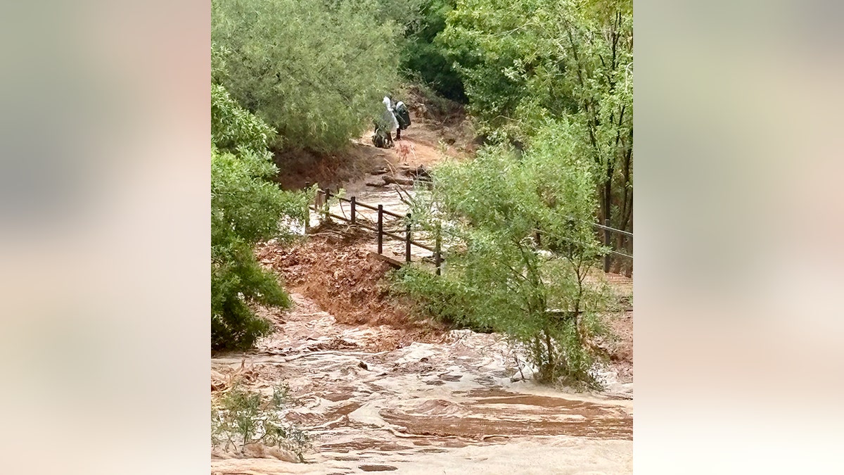 inundación repentina en el Parque Nacional del Gran Cañón