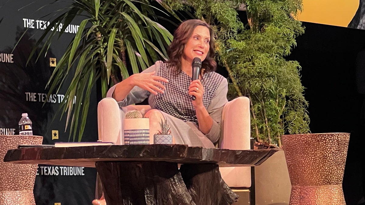 Gretchen Whitmer no Festival Texas Tribune 2024