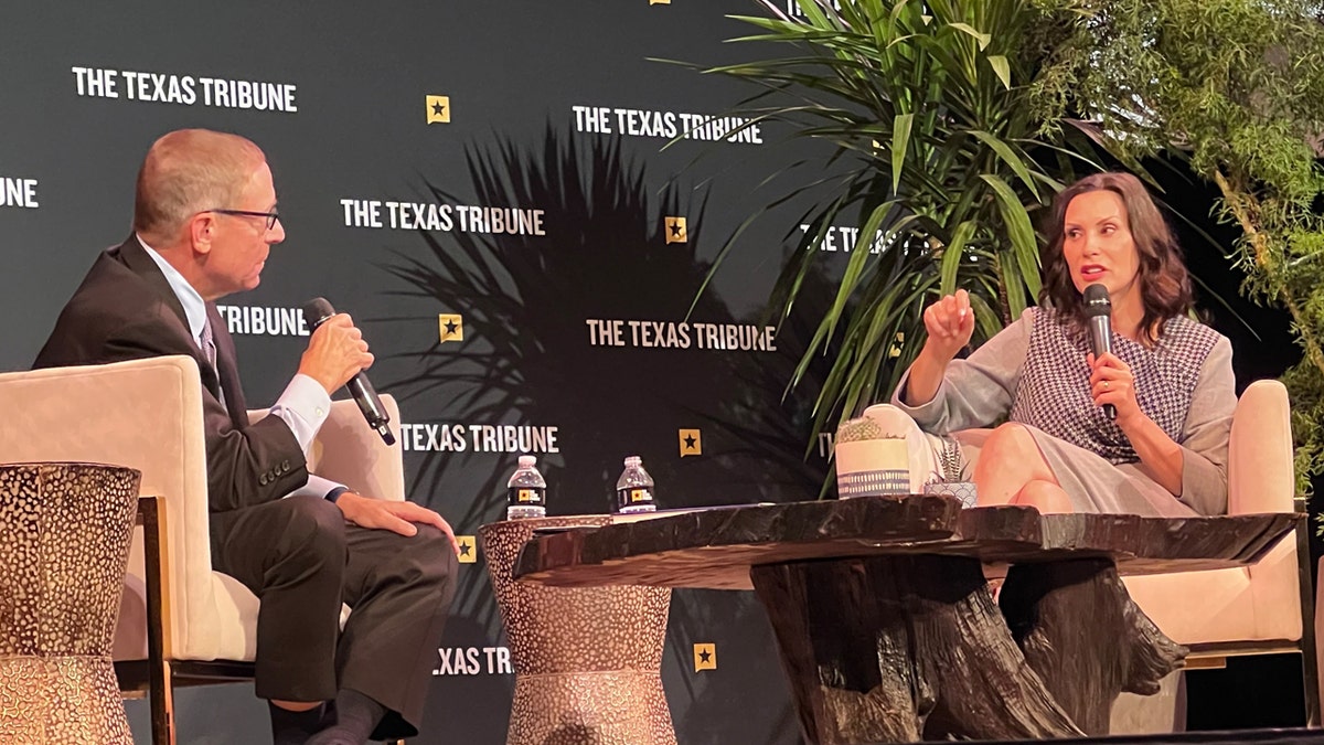 Gretchen Whitmer no Festival Texas Tribune 2024