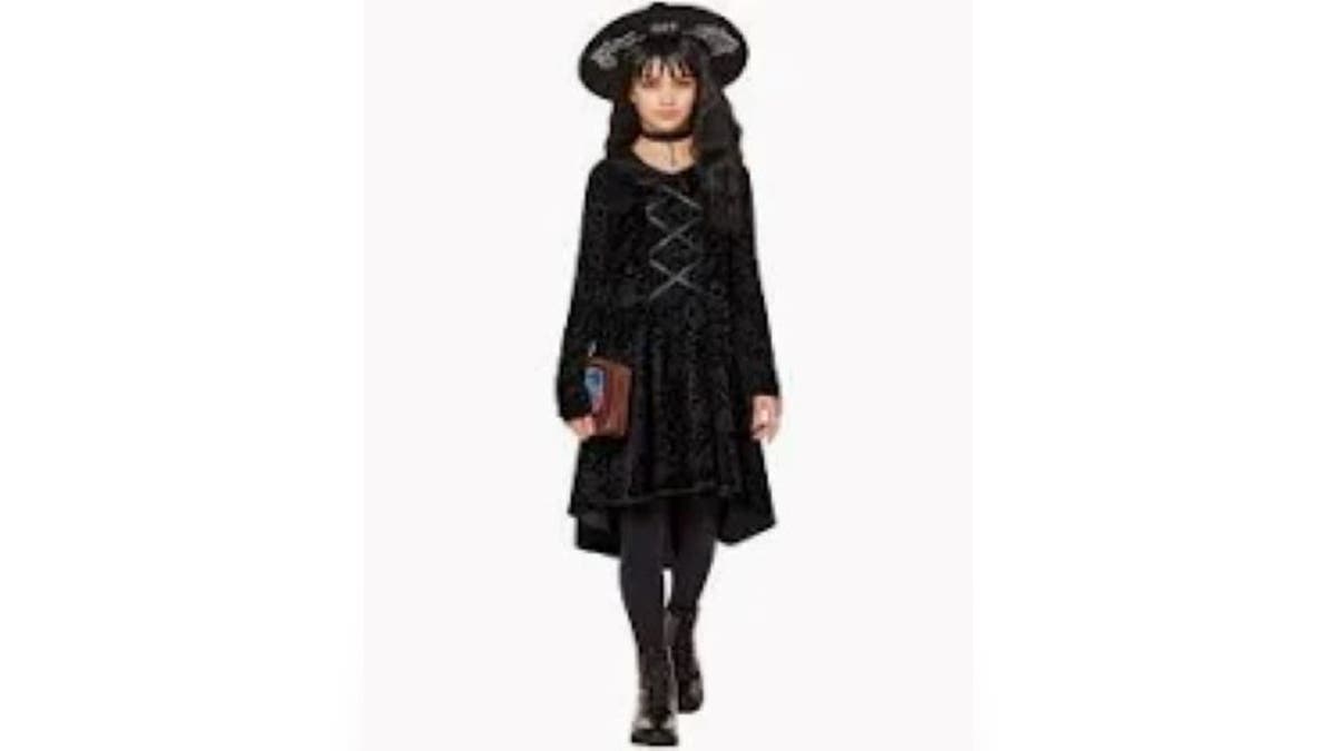 Buy this child size goth look.