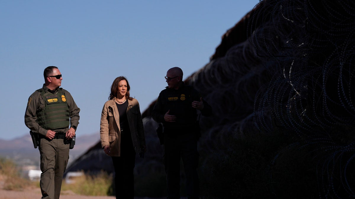 Harris at the U.S. southern border