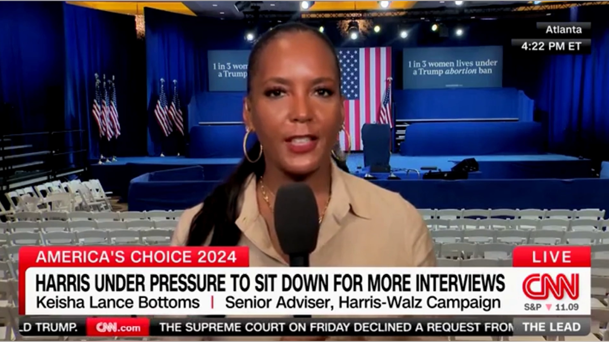 The adviser defended Harris' lack of unscripted media appearances