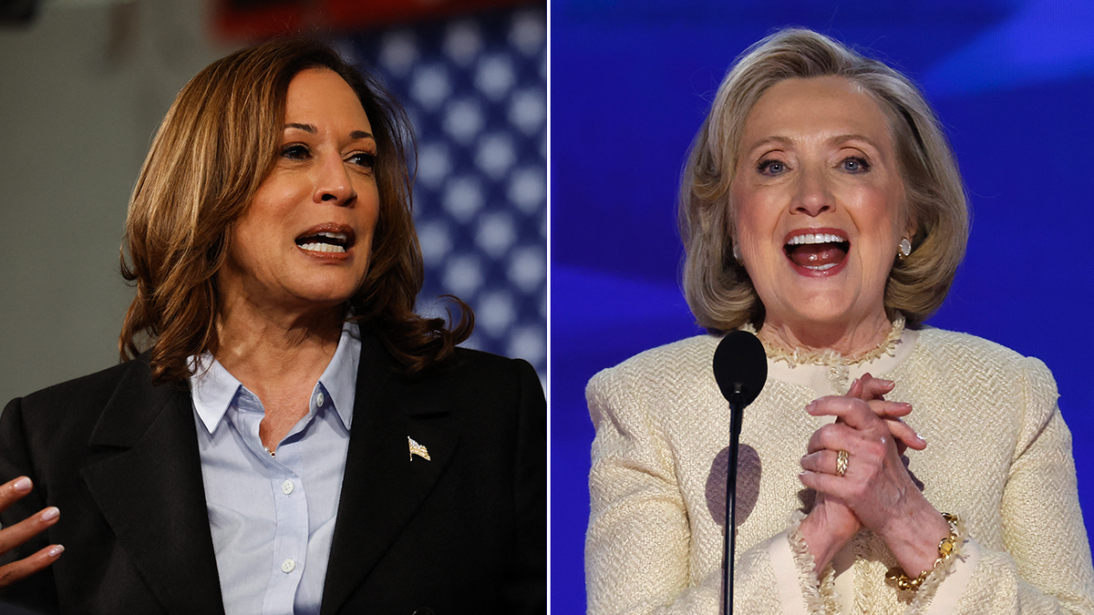 Kamala Harris y Hillary Clinton separan su imagen