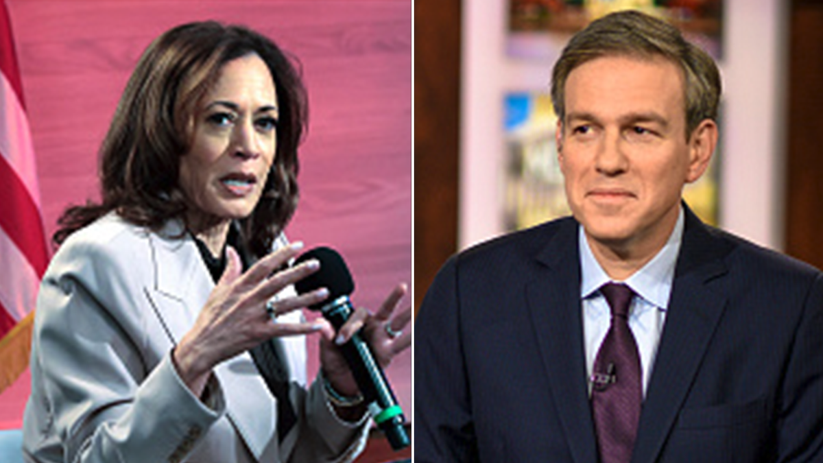 Kamala Harris and NY Times' Bret Stephens