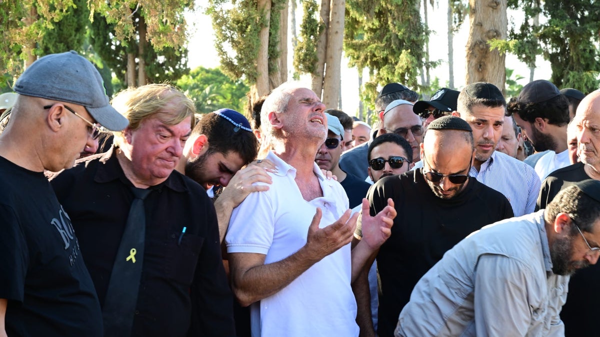 Thousands of Israelis gathered in Ra'anana to pay their final respects to Almog Sarusi. Hamas abducted the 26-year-old sound and light technician from the Nova Music Festival and killed him in captivity. Israeli soldiers recovered his body along with five others on Saturday. 