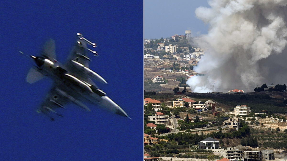 Aviones de combate israelíes y ataques al Líbano