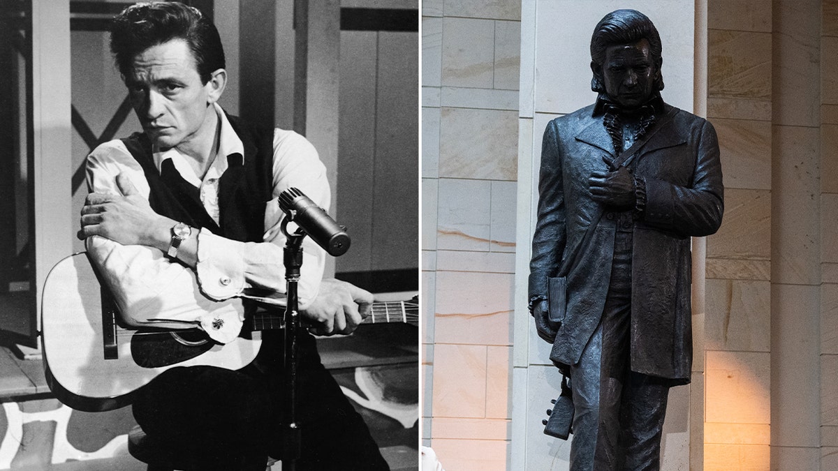 Estatua de Johnny Cash Emancipation Hall