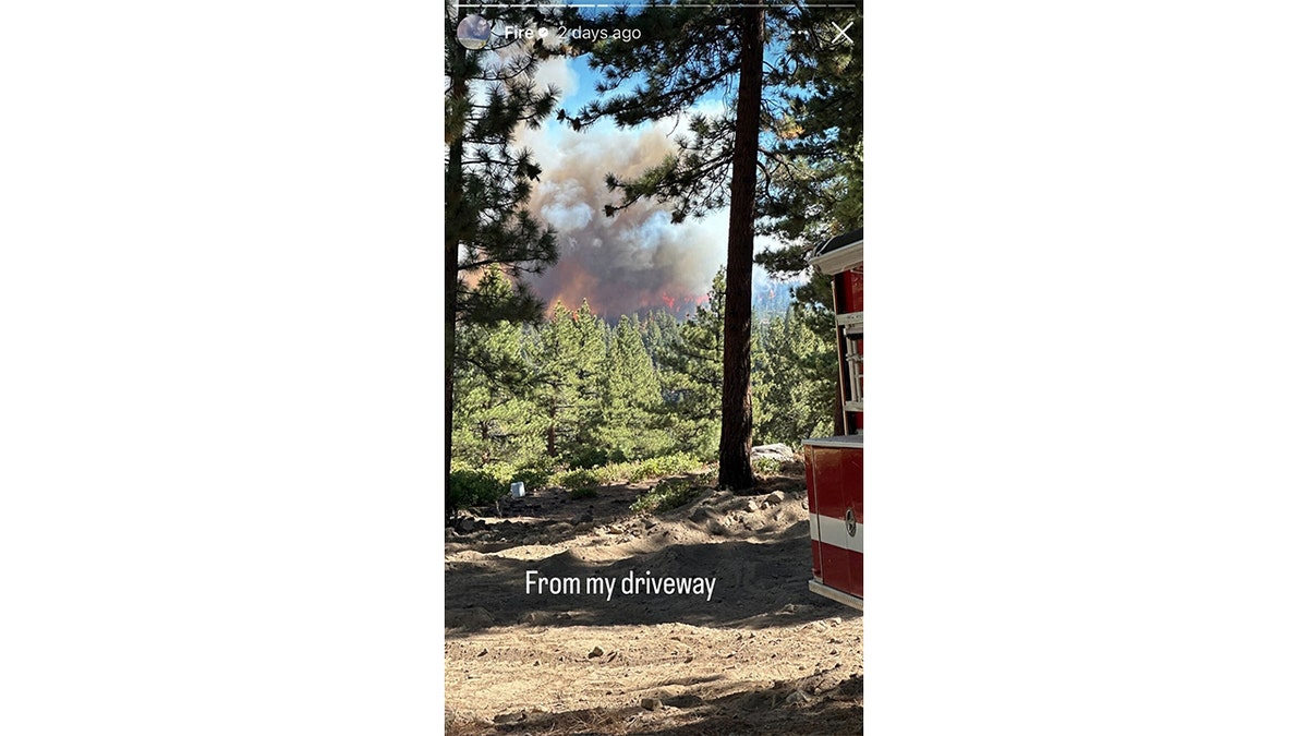 Jeremy Renner shares snaps of the Davis fire