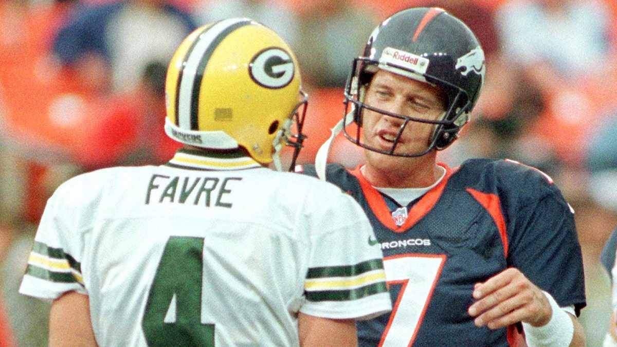 John Elway y Brett Favre