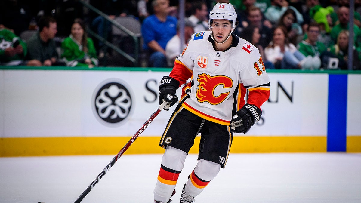 Johnny Gaudreau con las Llamas