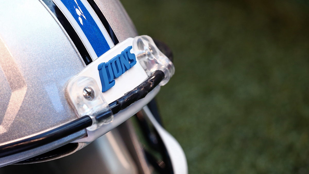 Lions helmet logo