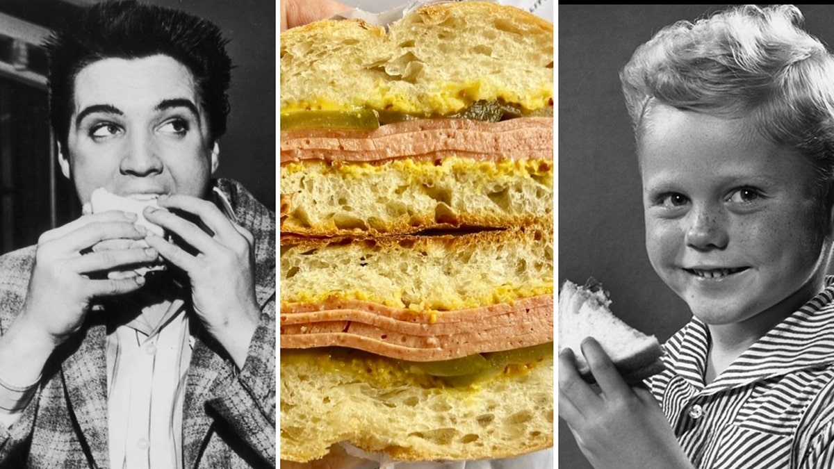 Elvis Presley and liverwurst sandwich