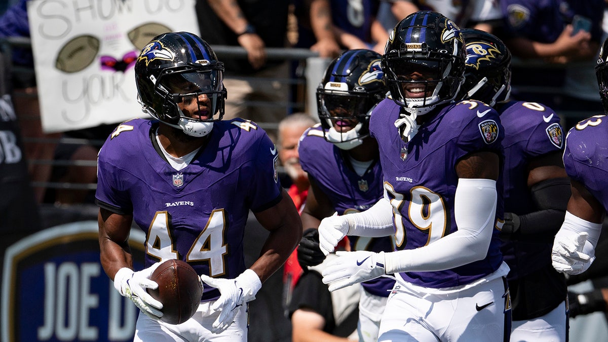 Marlon Humphrey celebrates