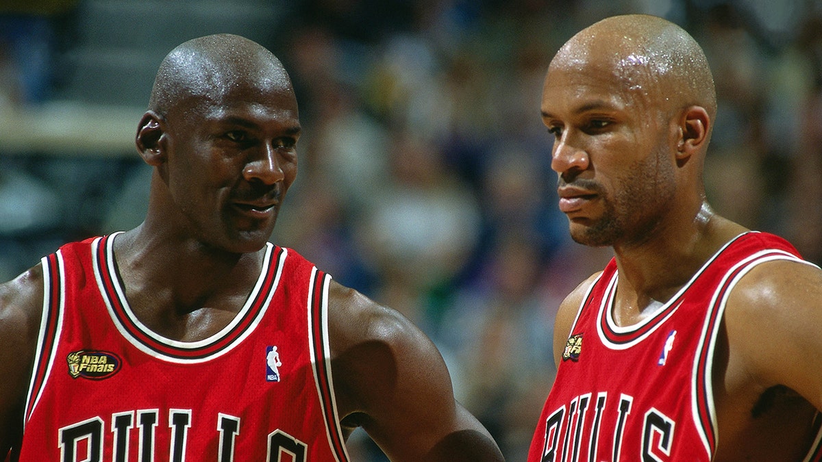 Michael Jordan y Ron Harper